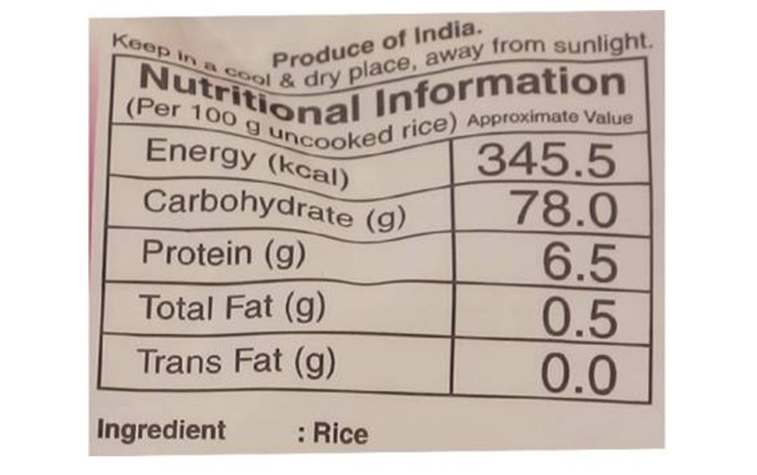Fortune Rozana Basmati Rice   Pack  1 kilogram
